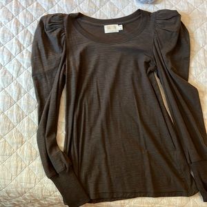 Nation LTD puff sleeve tee, size XS